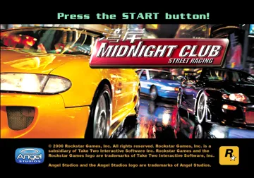 Midnight Club - Street Racing (Japan) screen shot title